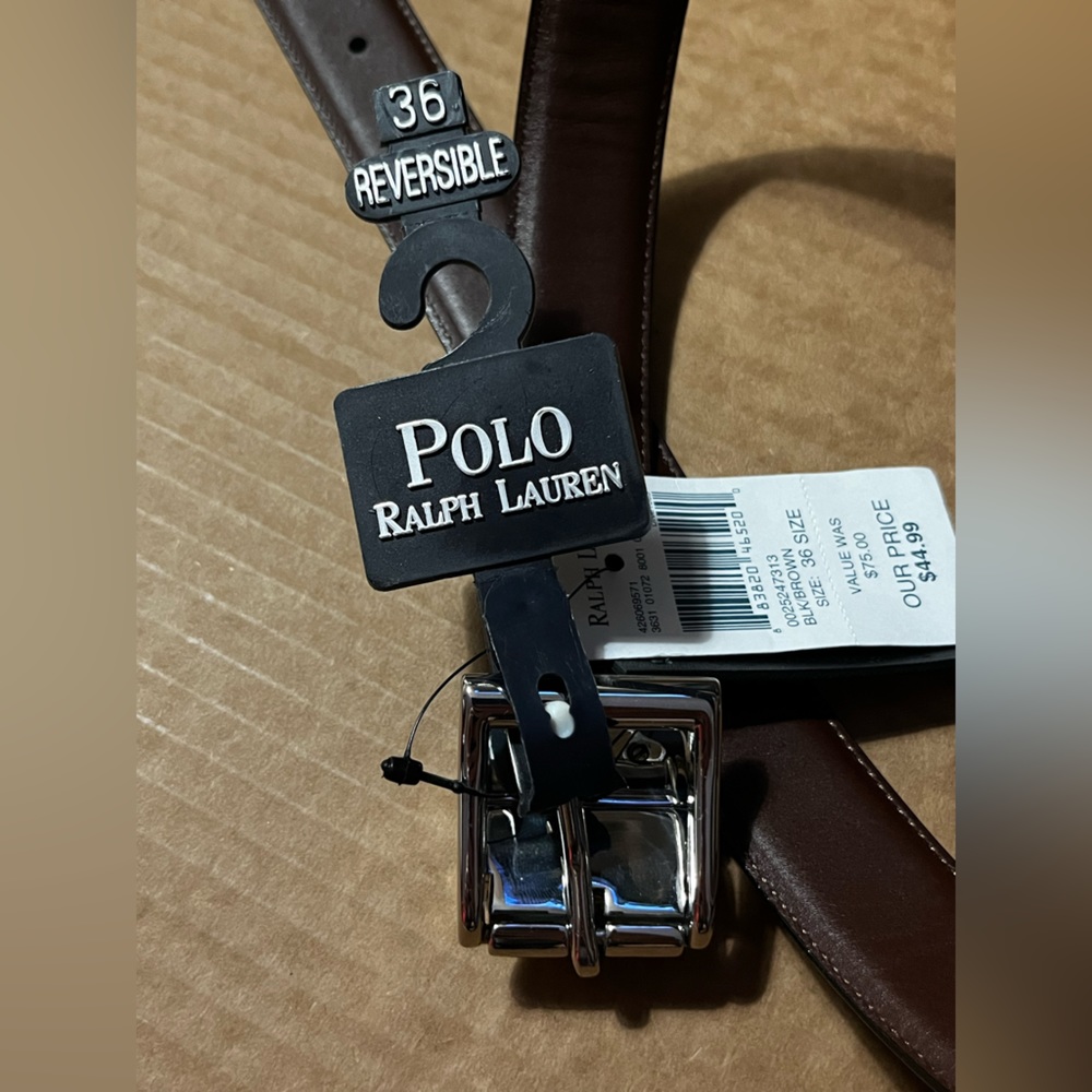 BRAND NEW Polo Ralph Lauren reversible belt